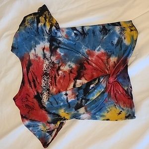 Tie dye Zumiez Crop top